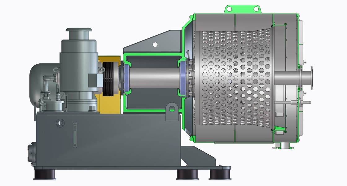 Powerful Salt Centrifuge Machine 5kw For Industrial Liquid-Solid Separation
