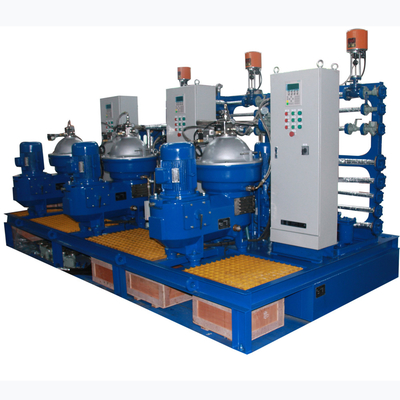 Separador marinho 5000 LPH do disco de sistema da manipulação do fuel-óleo do motor diesel do central eléctrica