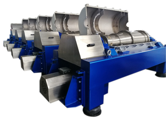 Centrifugador químico do titânio de sal industrial de alta velocidade do centrifugador do filtro da descarga do rolo