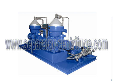 Centrifugadores da pilha de disco do centrifugador do fuel-óleo, 2000LPH separador de 3 fases