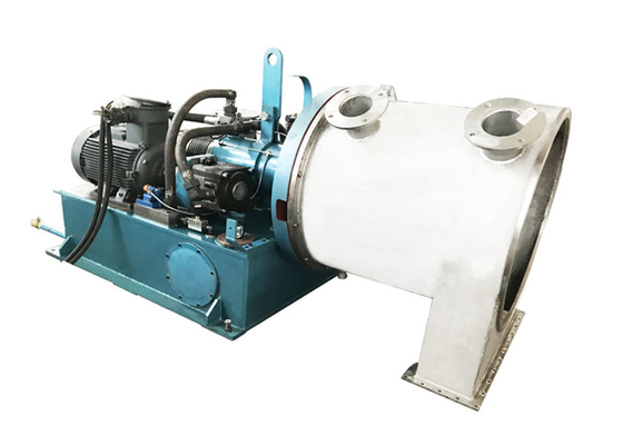 Máquina horizontal do centrifugador do empurrador da separação contínua de sal de duas fases