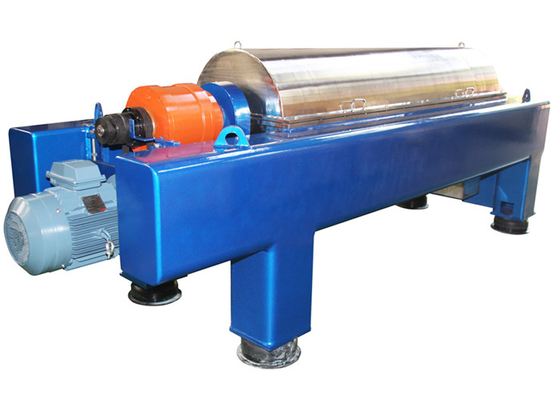 Separação industrial horizontal da lama de óleo da palma da máquina SS304 do centrifugador do filtro