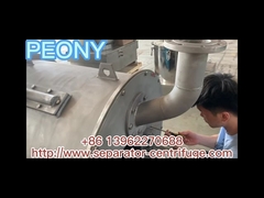 Fase 2 contínuas automáticas de secagem da máquina do centrifugador de sal de SS316L
