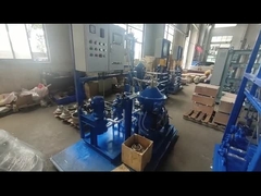 Sistema de processamento de combustível separador centrífugo automático para central elétrica