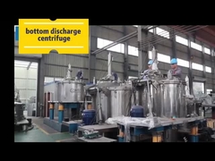 Centrifugador inferior do alimento da descarga de Flatform, centrifugador da bacia/cesta com raspador